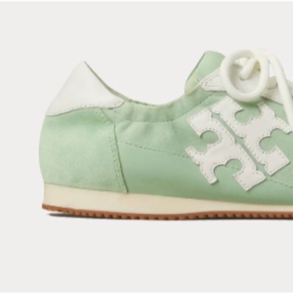 Tory Burch - Tory Sneakers Mint Chip Suede/Calf Leather NWT - Picture 5 of 10